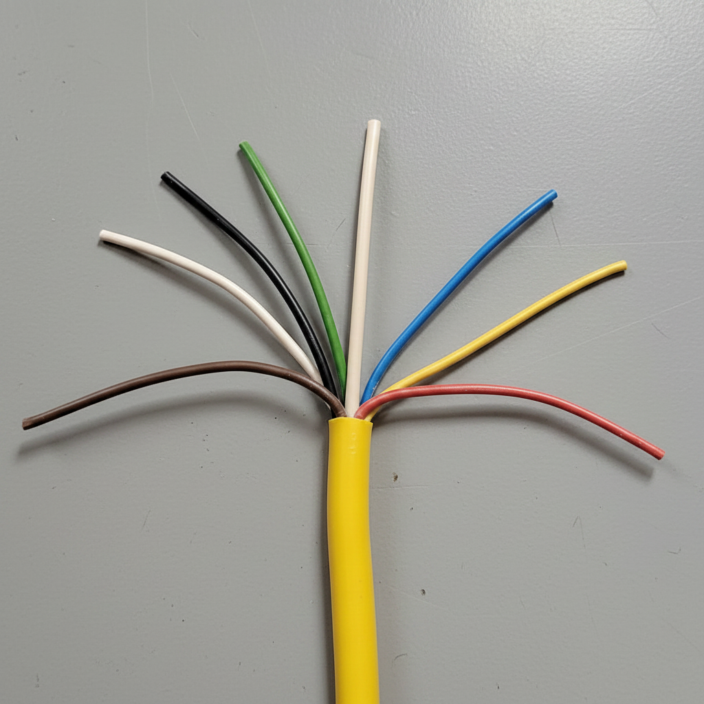 Caravan and Trailer Cable 12V 7 Core Wire Towing Lighting Cable (4 Metre)
