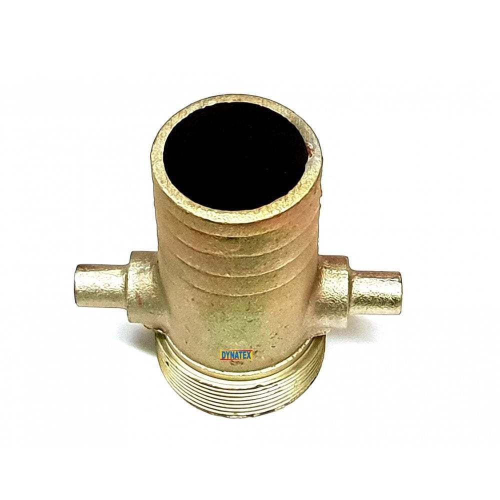 Water Coupling Male BSP 3" BSP Thread X 3" Tail (75mm) Air Oil Brass Finish 1402018