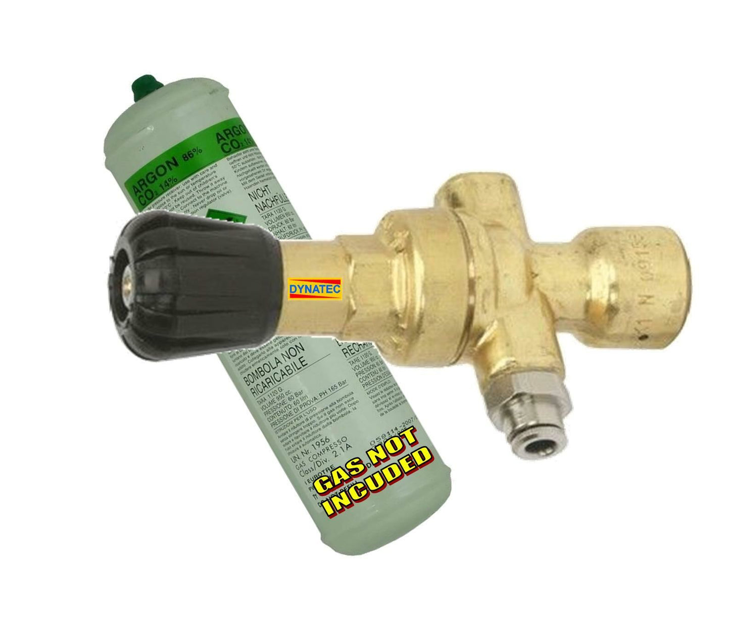 Mini Gas Bottle Regulator Fits Disposable CO2 Argon Mig Tig Welding Portable 4002323