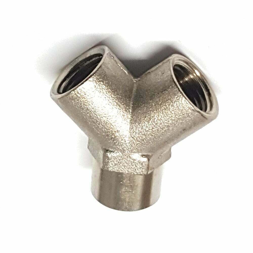 1/2" BSP Y Branch Air Tool Splitter 3 X Female Connector Compressor Fitting 2001478
