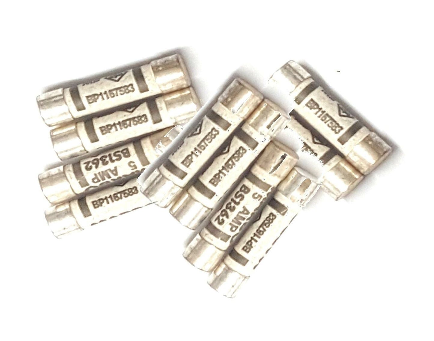 Household Fuses 5 Amp 5A Domestic Cartridge Fuse Mains Plug Appliance NEW