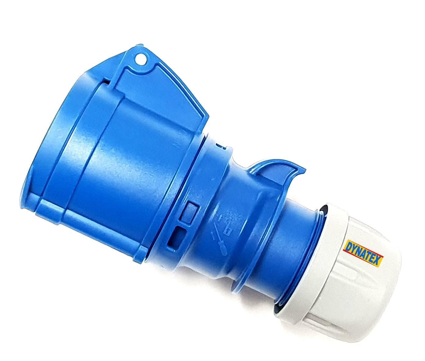 16Amp PCE Socket Ceeform Female 16 A IP44 230v 240 Volt Blue 3 Pin PCE Hook Up