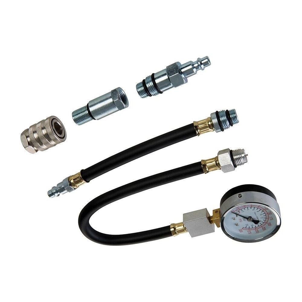 Compression Testing Kit Petrol Engine 5 Piece 5Pce Silverline 598559 Test Fuel