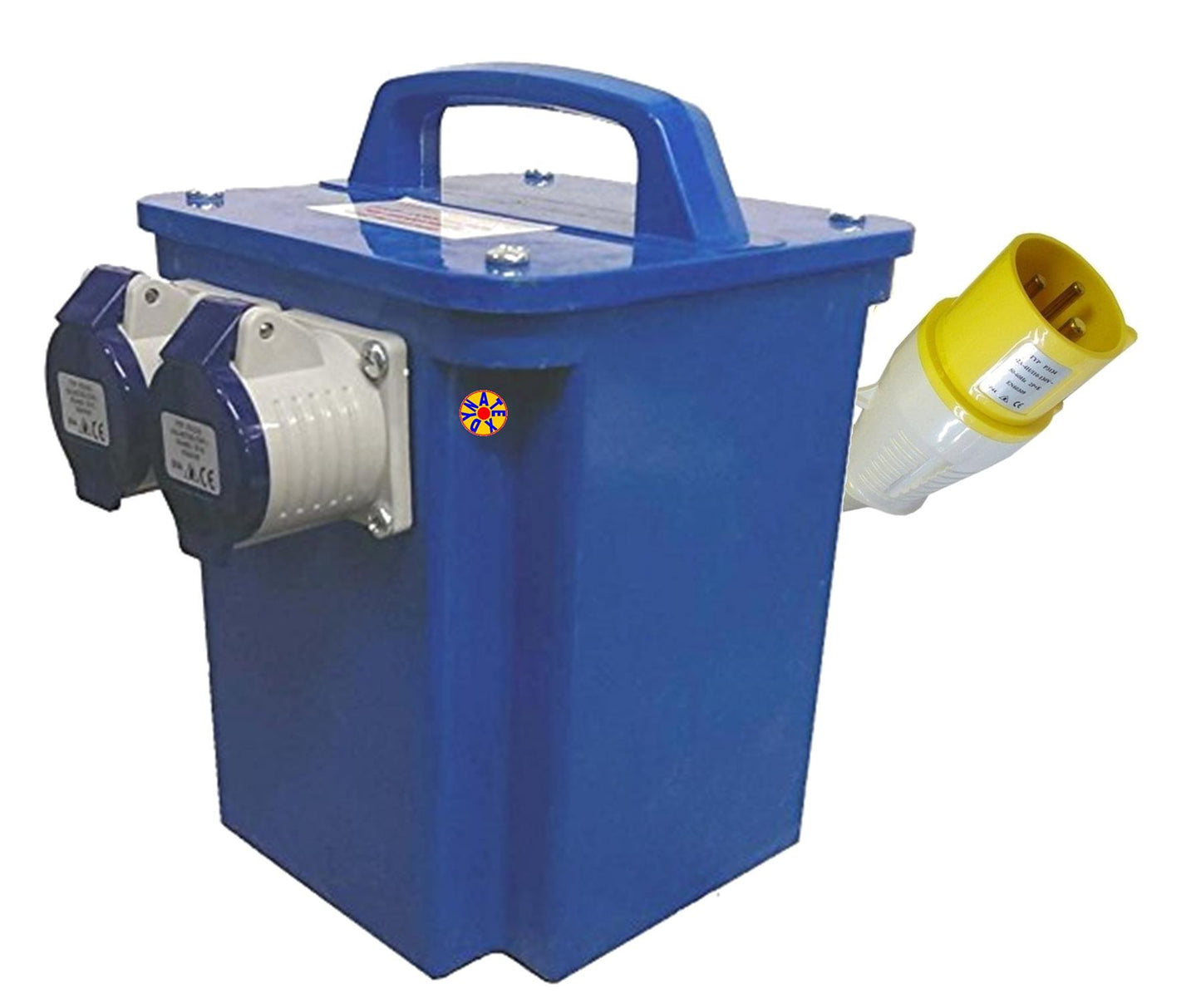 3.3kVA Site Transformer 110V to 240V Step Up 2 x 16A 240V Sockets IP44 3001236