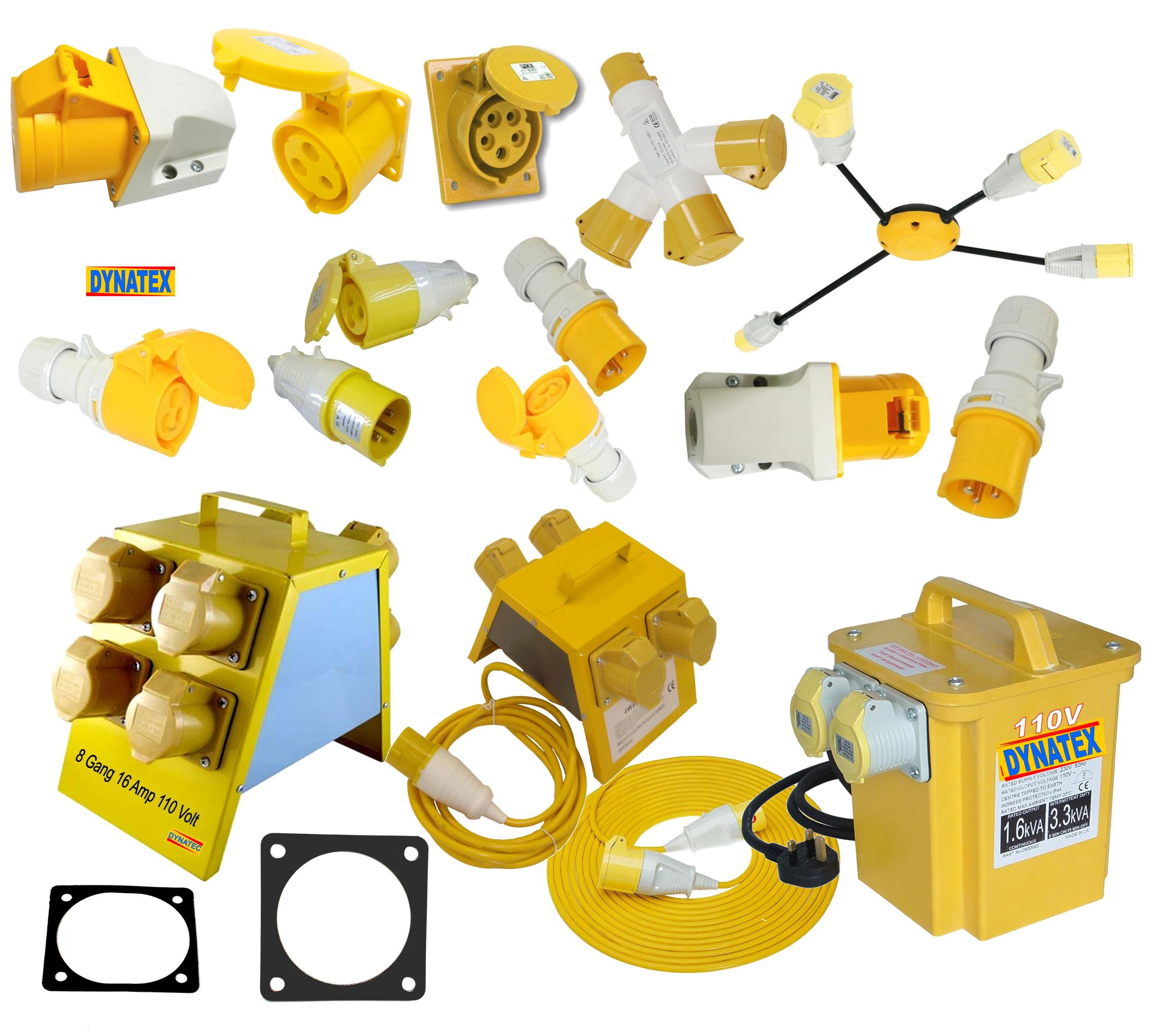 Site Electrical 110 Volt Plugs and Sockets – DYNATEX