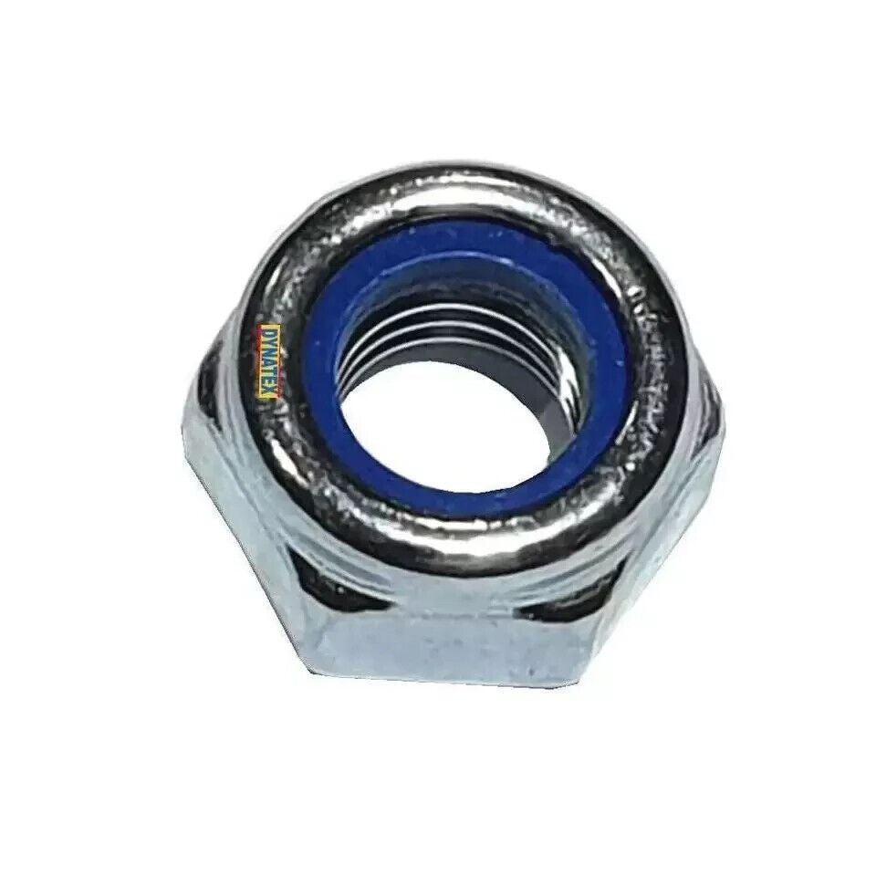 Nut Nyloc 10MM 20 Zinc Plated Metric Thread For Set Screw & Bolt Hex M10 Z200 9006760 20X638