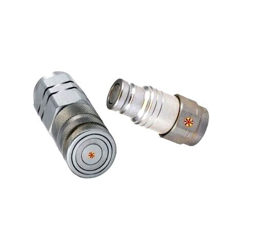 Flat Face Quick Release Hydraulic Coupling SET 1/2" BSP - Male & Female Couplers 1400878 1X82/83Flat Face Quick Release Hydraulic Coupling SET 1/2" BSP - Male & Female Couplers 1400878 1X82/83