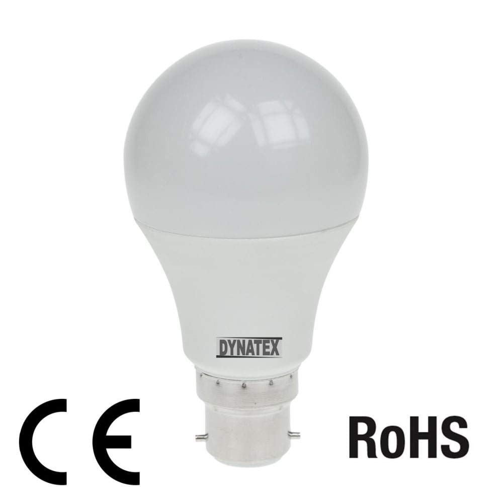 LED 110V Bulb 10W GLS Light Lamp 2 BC Daylight 110 volt 4000K Polycarb 3001003 2X01