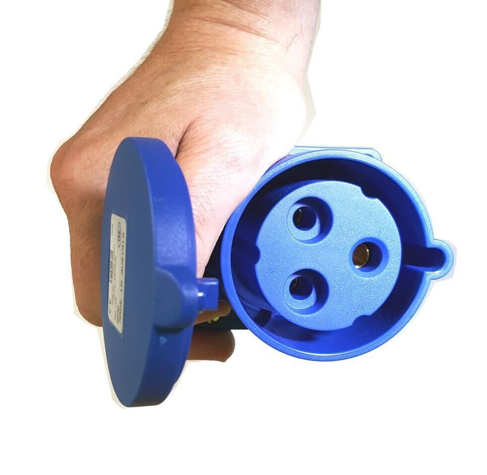 Generator Fly Lead 32 Amp Socket To 13A Plug Caravan Hook Up Power Cable 3001273