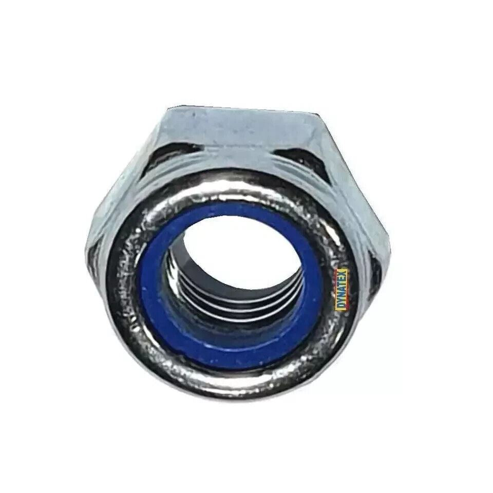 Nut Nyloc 10MM 20 Zinc Plated Metric Thread For Set Screw & Bolt Hex M10 Z200 9006760 20X638
