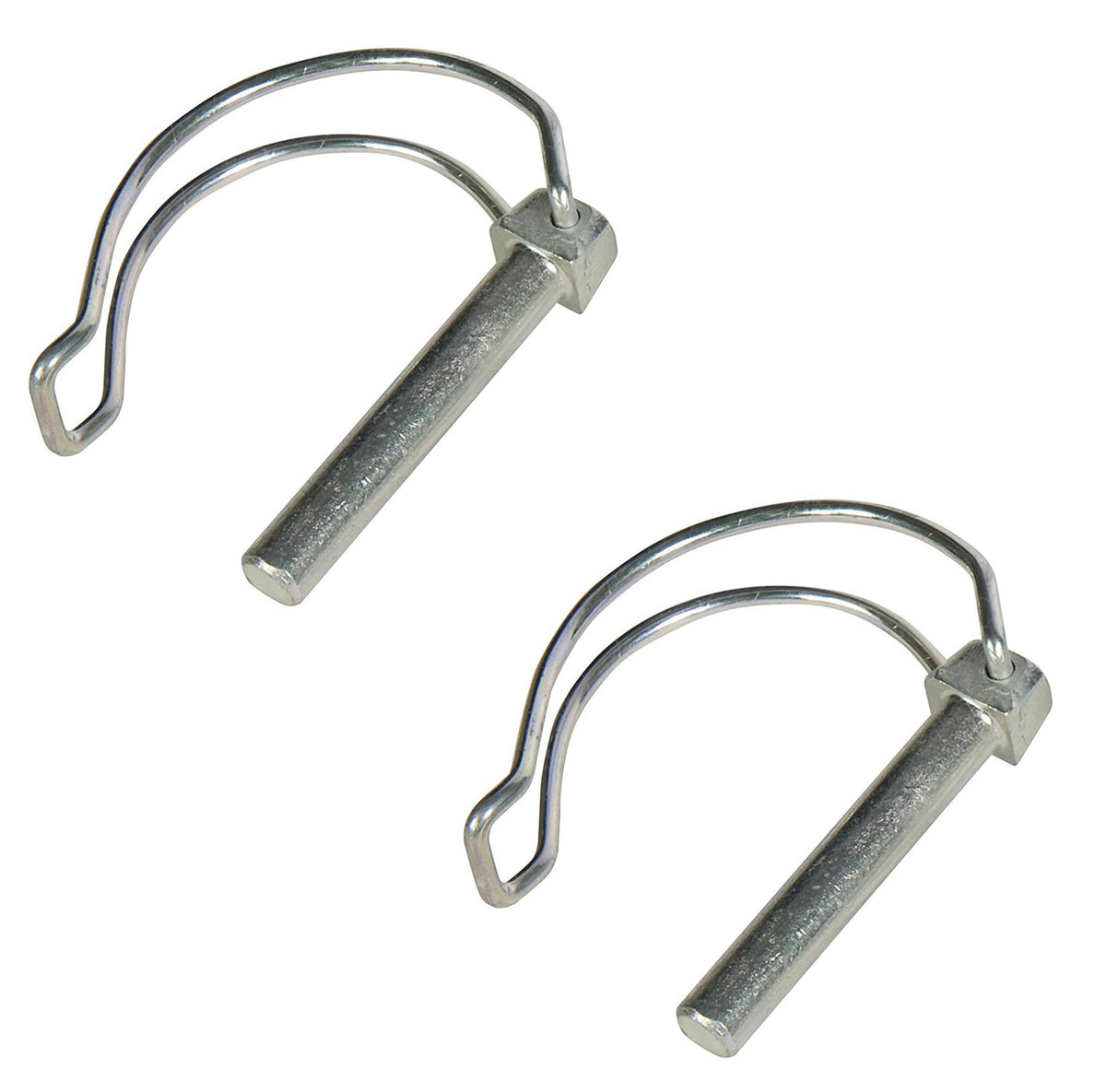 2 Linch Pin Pipe 60mm x 10mm x70L Retaining Lock Trailer D Clip Round Locking 9007211 =2x167