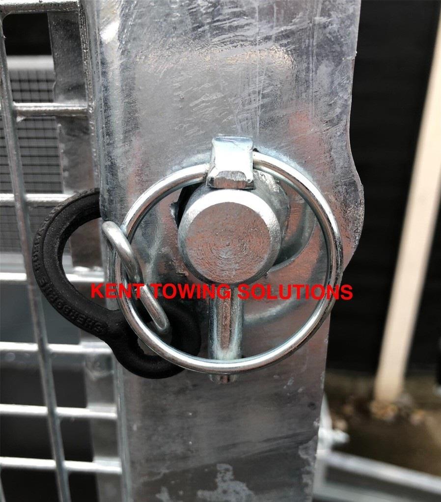 2 Lynch Pin 45mm x 6.0mm 1/4 Retaining Lock Pin Trailer D Clip Round Locking 9007202 2X161