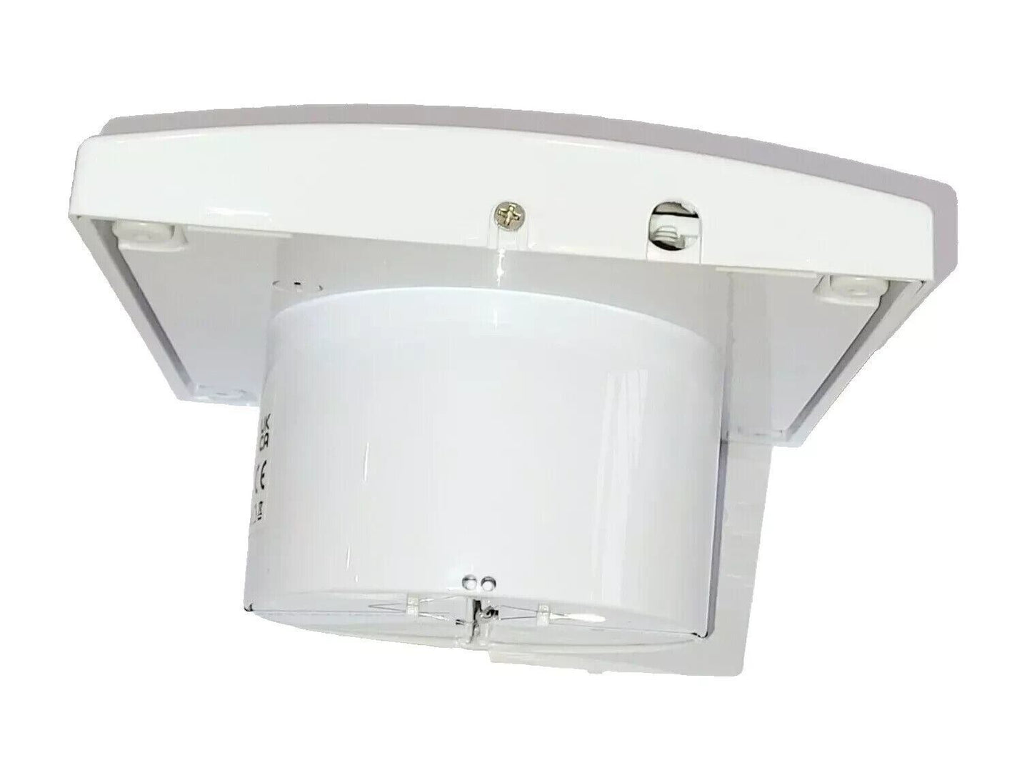 Extractor Fan Timer 100mm 4" Led Bathroom Kitchen Toilet White Insect Proof Net 1501460