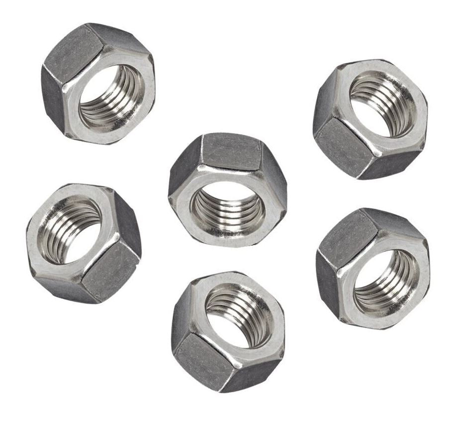 Nut Plain 12MM 20 Zinc Plated Metric Thread For Set Screw & Bolt Hex M12 9006730 10x610