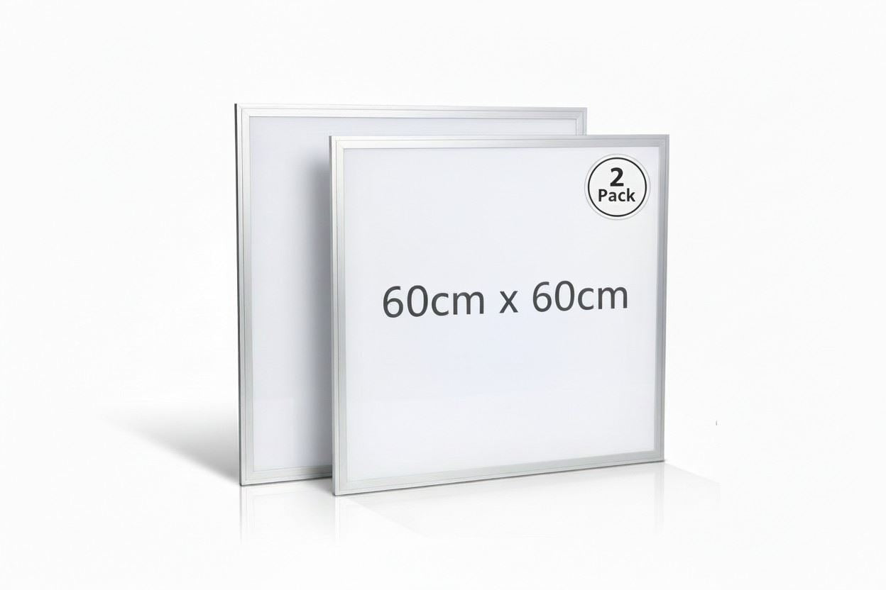 48W LED Cool White Backlit Ceiling Panel Light 2 Suspended Durable Office Light