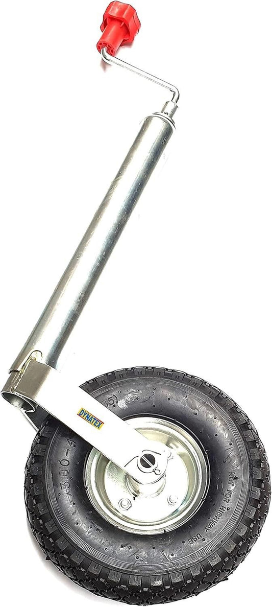 Jockey Wheel Smooth Leg Pneumatic Tyre For Caravan Trailer 20mm Bore Bradley Maypole DX/9001365
