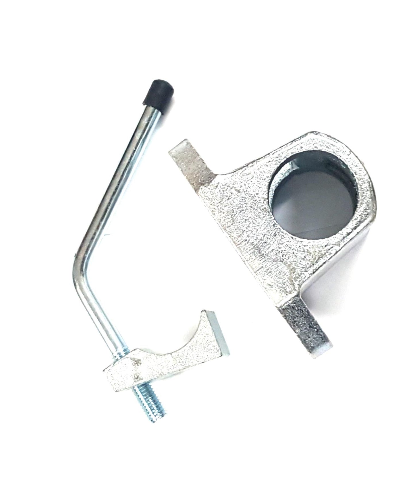 Trailer Jockey Wheel 43mm Bracket & Pad & Handle Lever Fits Bradley Ifor William 9001361