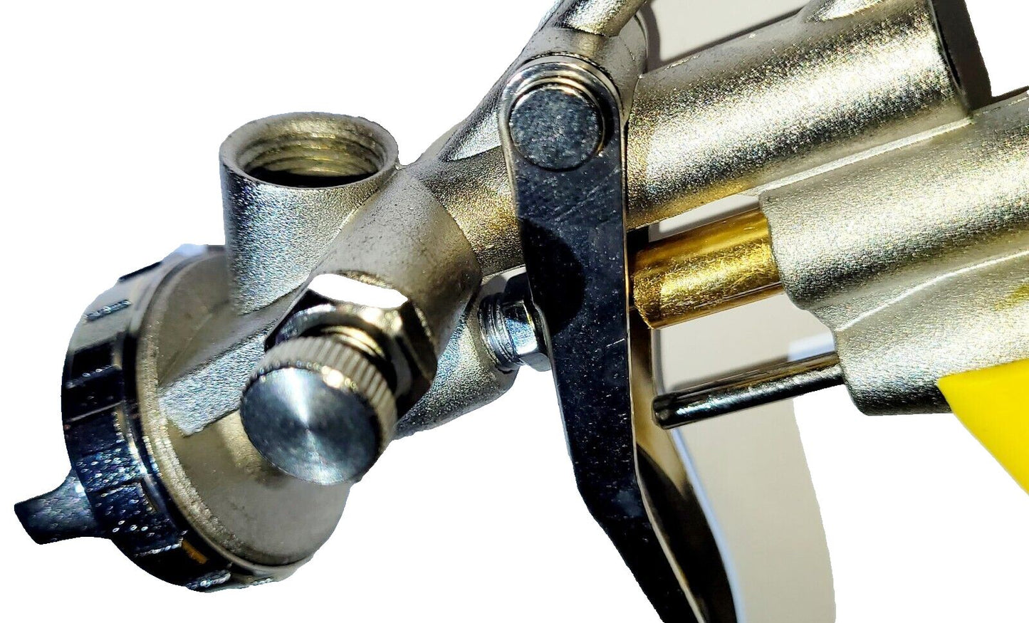 Air Spray Gun 600ml Tank Syphon Cup 1.8mm external mix nozzle 14cfm Alloy 7001116