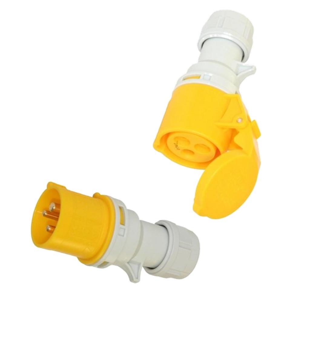 110 Volt Extension Lead Cable Reel 14M Hook Up Yellow 32A 2.5mm 32 Amp 110V 3001270
