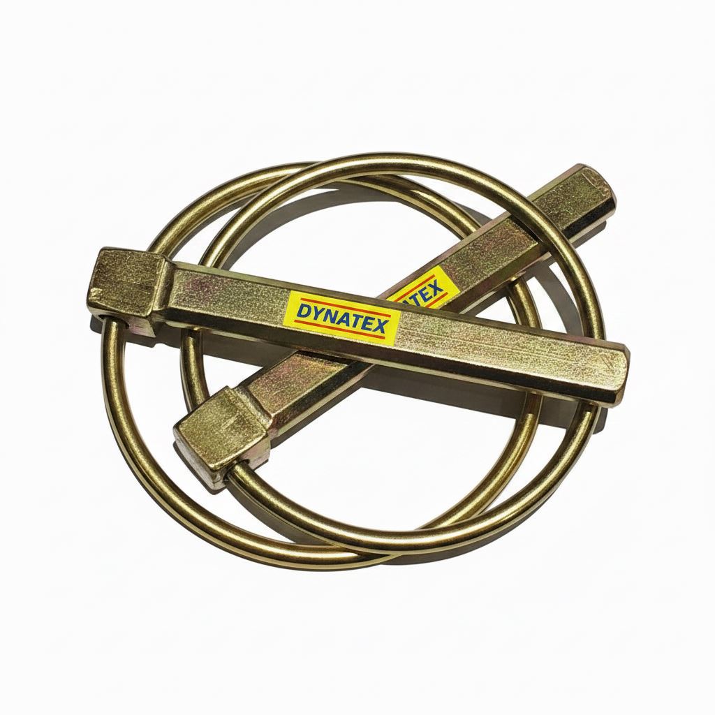 2 Lynch Pin 34.5mm x 11.0mm 40L Retaining Lock Pin Trailer D Clip Round Locking 90072102x166