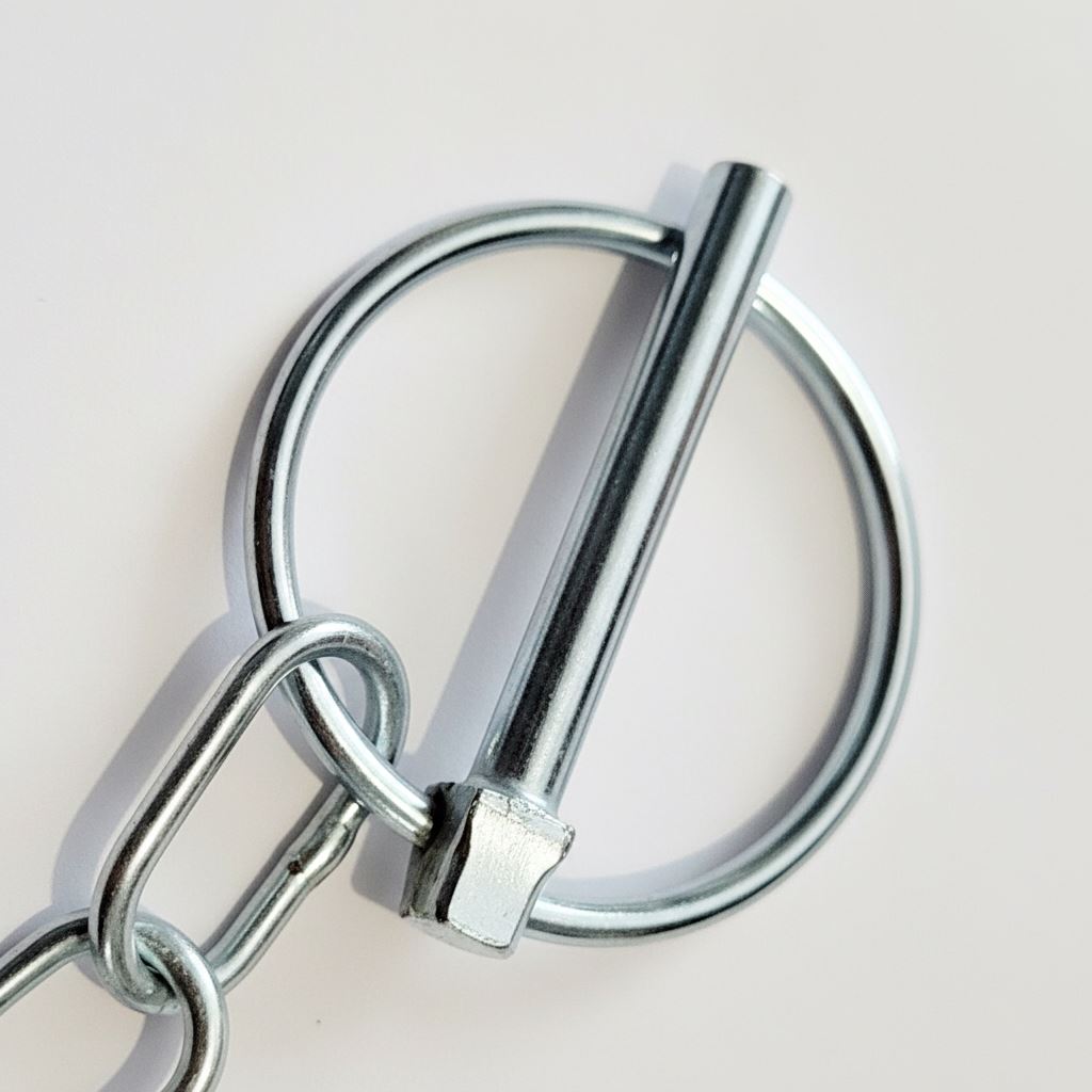 Lynch Pin & Chain Trailer Horse Box Tail Gate Drop Side Locking Pin 9007208