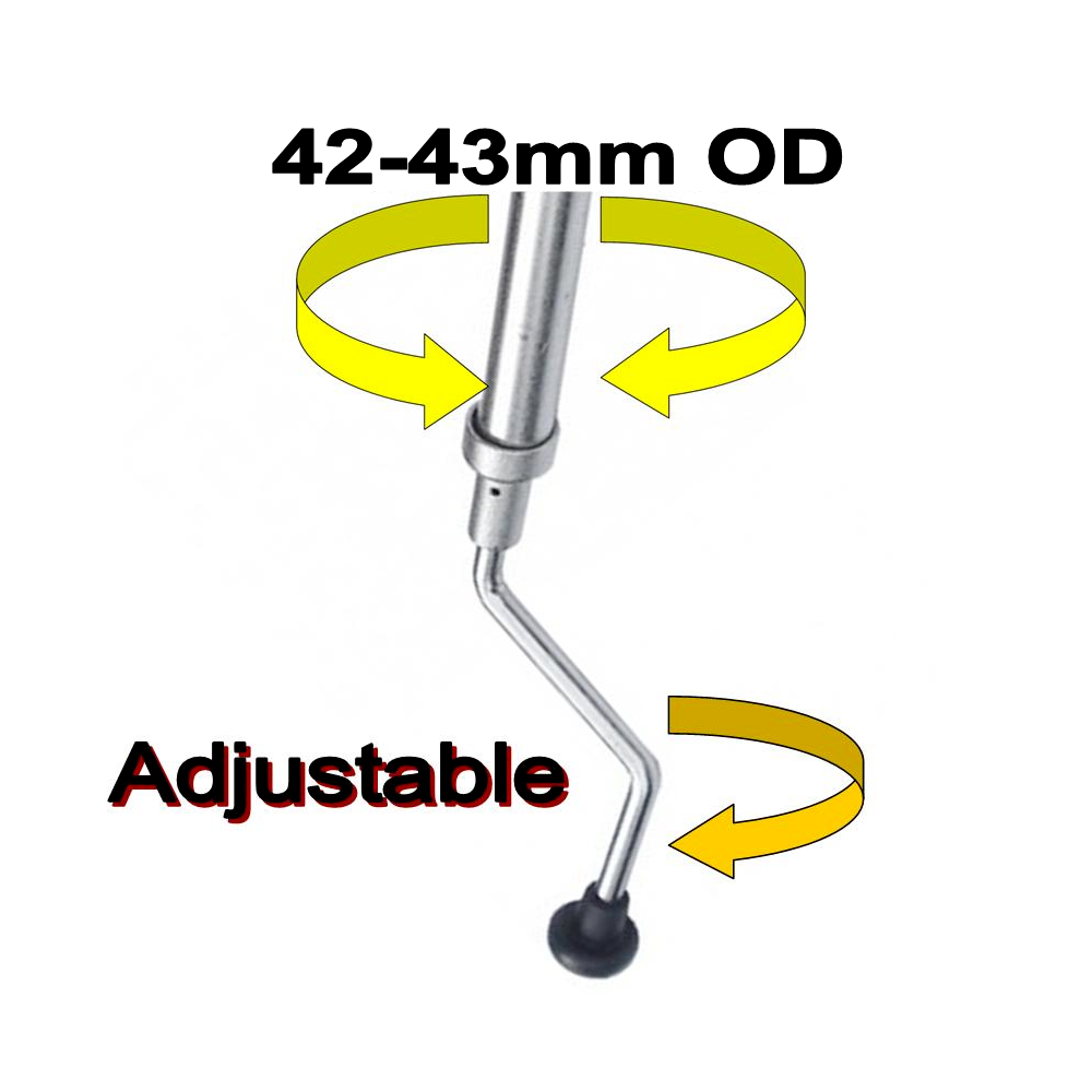 Jockey Wheel Leg 42/43mm Fits PD2 Bracket Bradley Trailer Ifor Williams DX/9001382