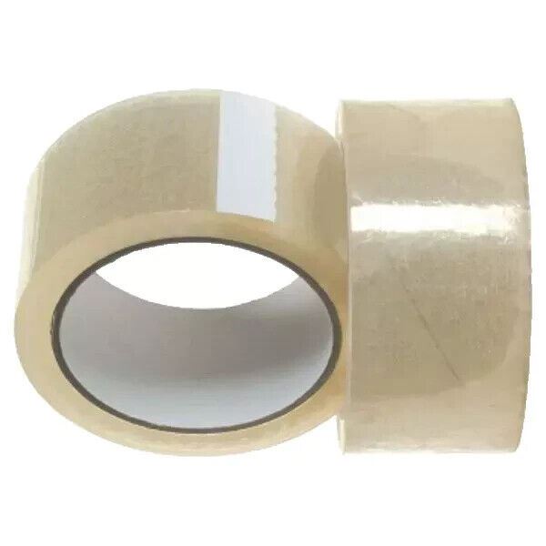 Packing Tape Parcel Strong 48MM X 40M 12 Box Sealing Sellotape Packaging Clear 9005094 12X91