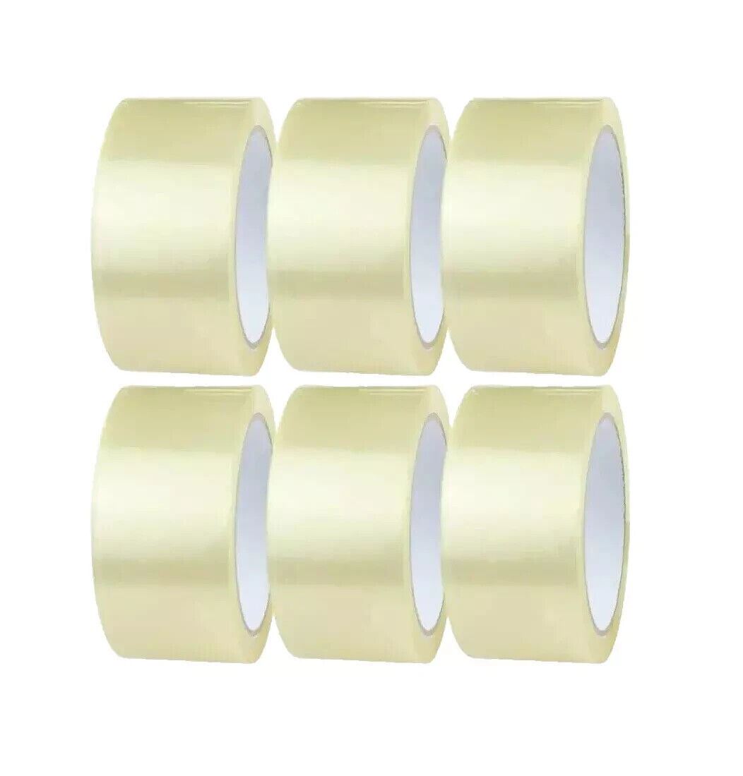 Packing Tape Parcel Strong 48MM X 40M 12 Box Sealing Sellotape Packaging Clear 9005094 12X91