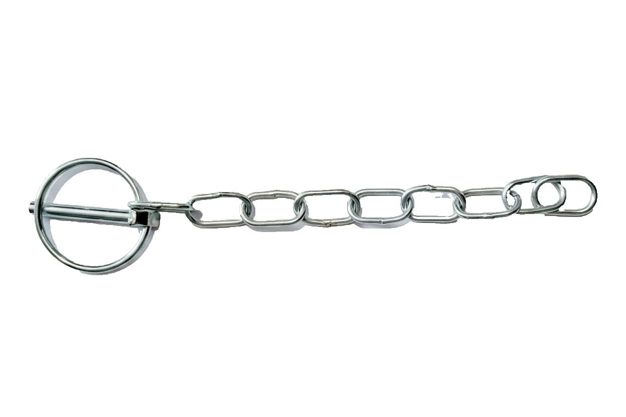 Lynch Pin & Chain Trailer Horse Box Tail Gate Drop Side Locking Pin 9007208