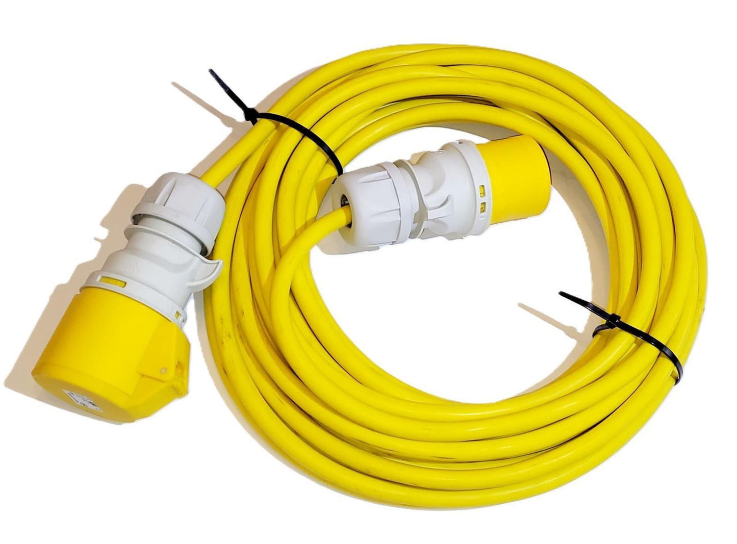 Extension Lead Cable Reel 110 Volt 14M Hook Up Yellow 16A 1.5mm 16 Amp 110V