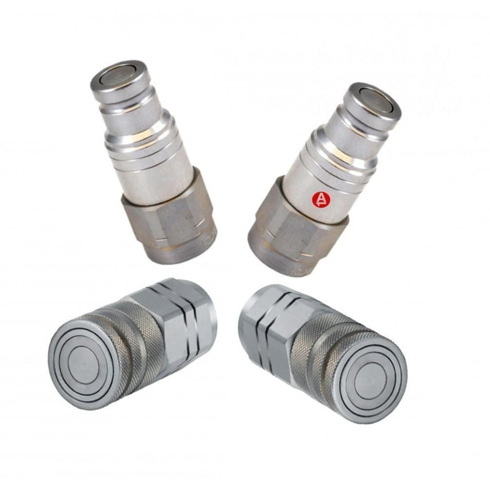 Hydraulic Breaker Twin 6m Hose Set 1/2" and 2 Male 2 Female Flat Face Coupling 1400871 2x70/82/83