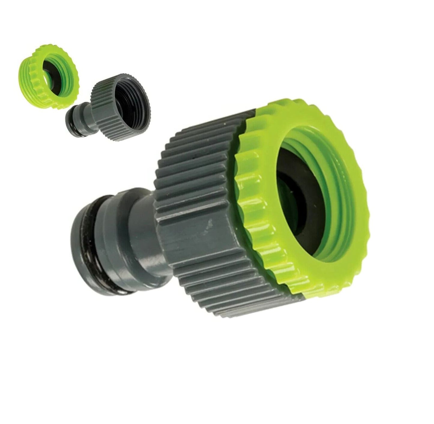 Garden Hose Tap Connector 1/2" & 3/4" Female Thread Adaptor Quick Click Pipe NEW