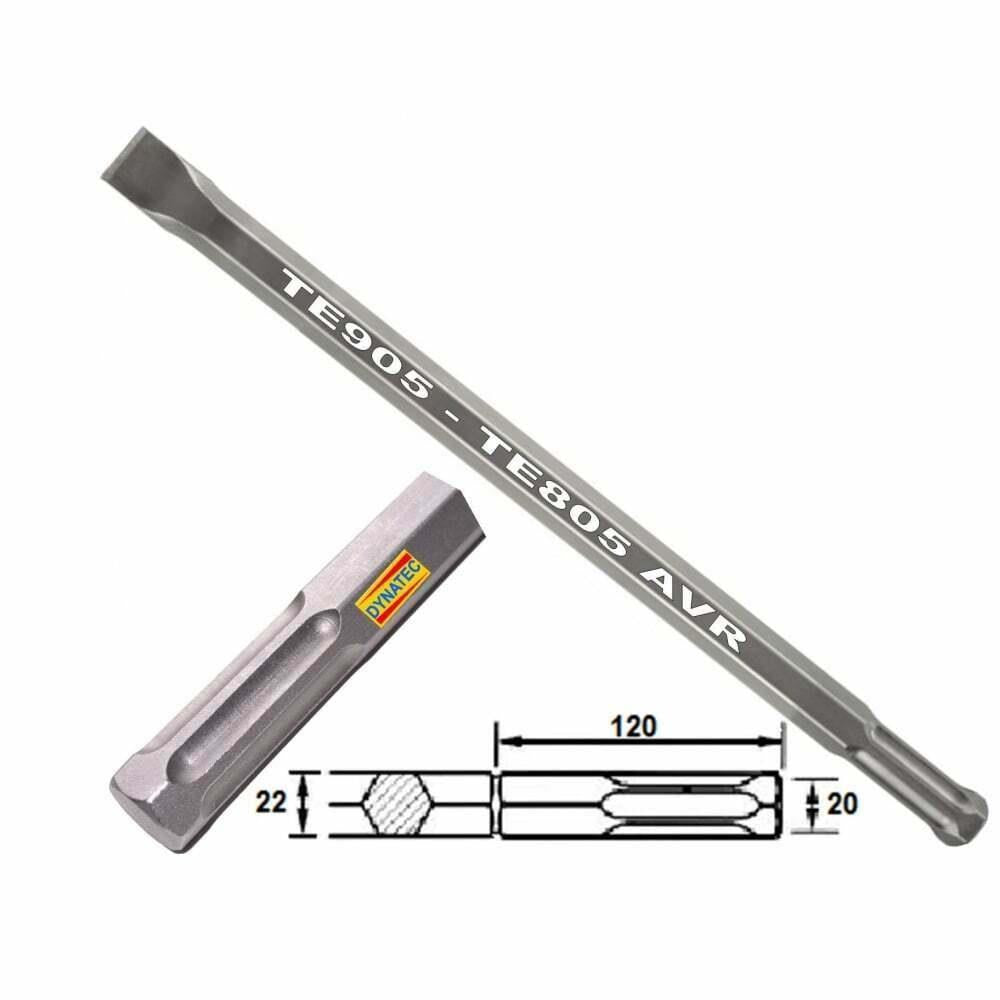 Chisel 3" Wide Fits Hilti TE805 TE905 TE1000 TE1500 Bolster Breaker Extra Long 500MM
