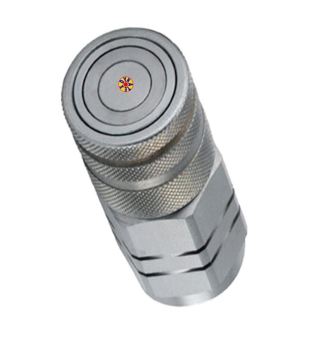 1/2" BSPP Flat Face Female Hydraulic Coupling For JCB Altrad Belle Hycon Danfoss 1400883