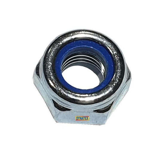 Nut Nyloc 24mm 10 Zinc Plated Metric Thread Fits Set Screw Bolt M24 9006776 10X650