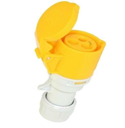 110V 32A Socket to 16A Plug Fly Lead Adaptor Generator Converter Cable 2.5mm 3001276  1X388/650/674