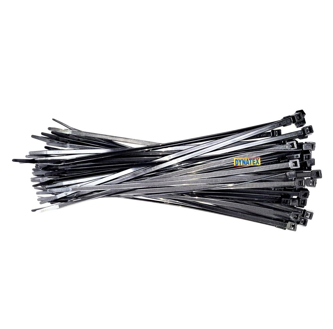 Cable Zip Ties 100 Secure Strap Black Plastic 300mm x 4.8mm Cable Heavy Duty