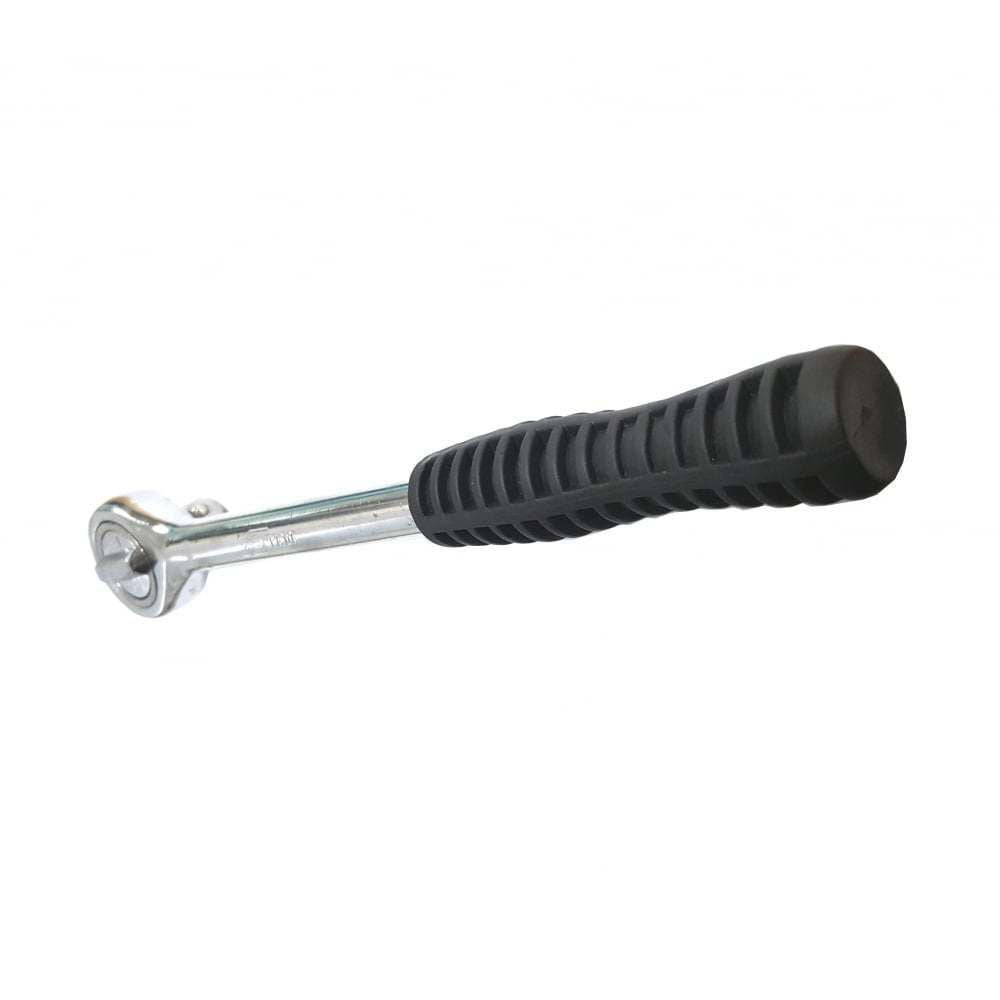 1/2" Drive Ratchet Wrench Chrome Rubber Grip Socket Mechanic Tools 123459