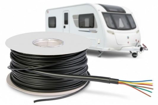 Trailer Caravan Cable 5 Meter 12V 7 Core Cable Wire Towing Lighting Cable 5M