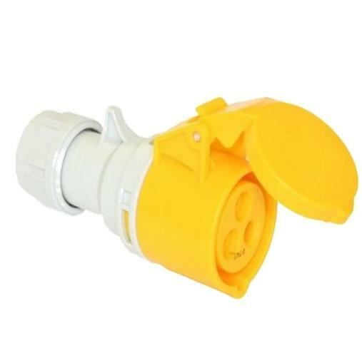 110V 32A Socket to 16A Plug Fly Lead Adaptor Generator Converter Cable 2.5mm 3001276  1X388/650/674