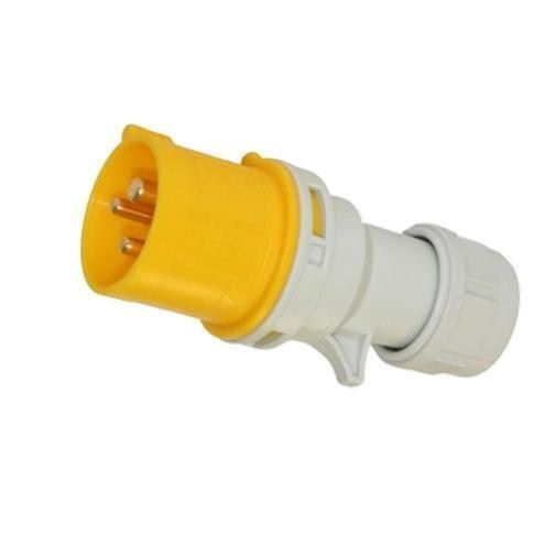 Extension Lead Cable Reel 110 Volt 14M Hook Up Yellow 16A 1.5mm 16 Amp 110V