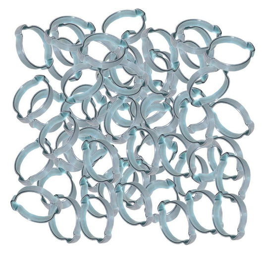 O-clip Crimp Pinchers Double Ear Hose Clip 23 - 27 mm 100pk Gas LPG Welding 2001559 100x40