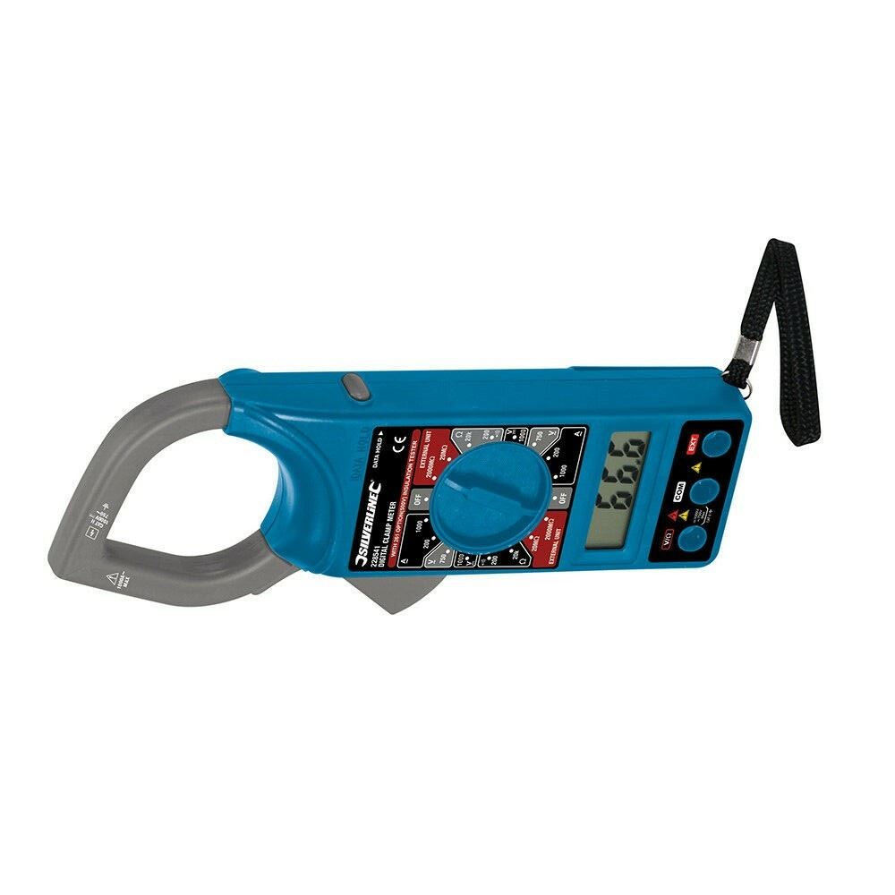 Digital Clamp Meter 1000A AC | 600V DC | 750V AC | 20KΩ | CAT II | Non-Contact Current Measurement 228541