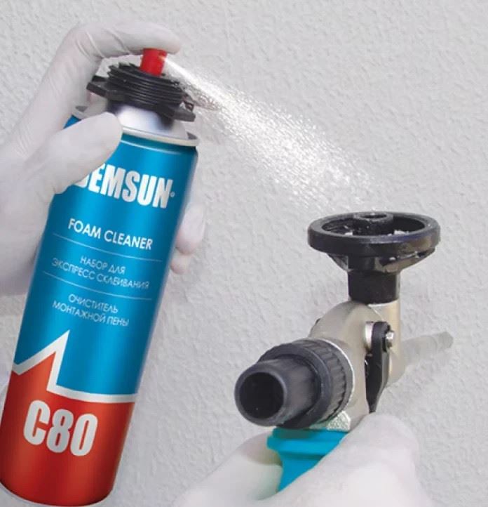 Expanding Foam Nozzle Gun Cleaner PU Dual Purpose Acoustic & Polyurethane 500ml 8003032