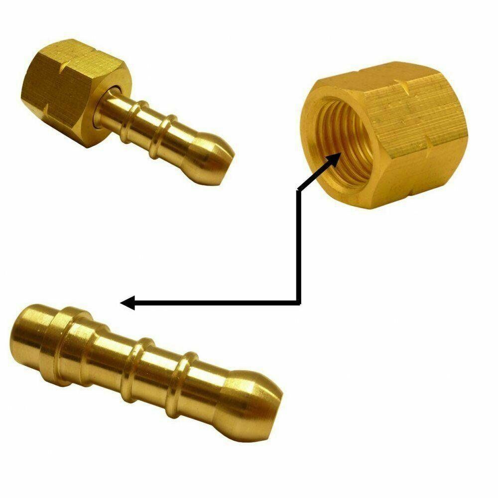 LPG Gas Hose Regulator Propane Bottle 0.5-4 Bar 6mm Tail Barbecue Heater 2001537  1x 00/65/66