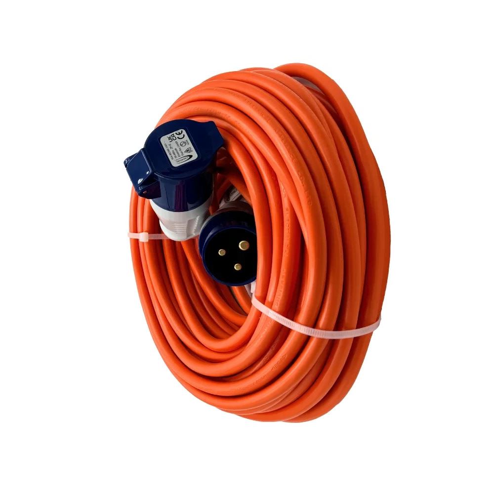 Caravan Cable 10M Heavy Duty Hook Up Camping 16 Amp 240V Extension 10 Meter 16A 3001253