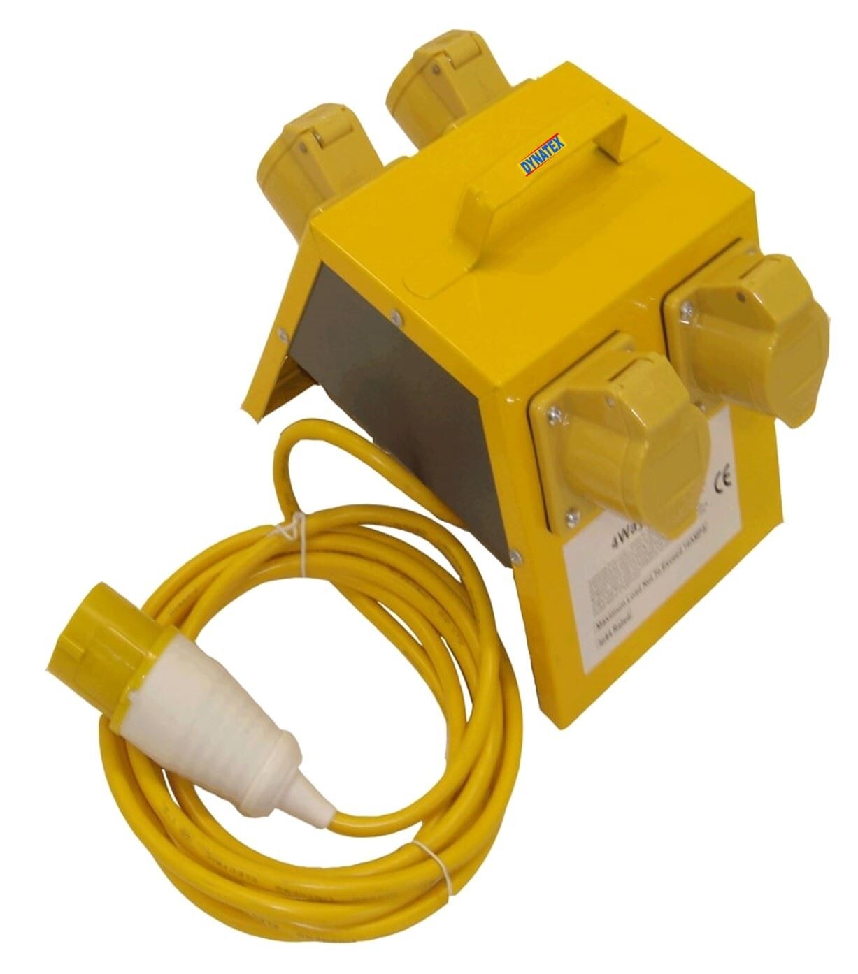 4 Way Splitter 110 Volt 32 Amp Distribution Junction With 5M Cable 110V 32A 3001097