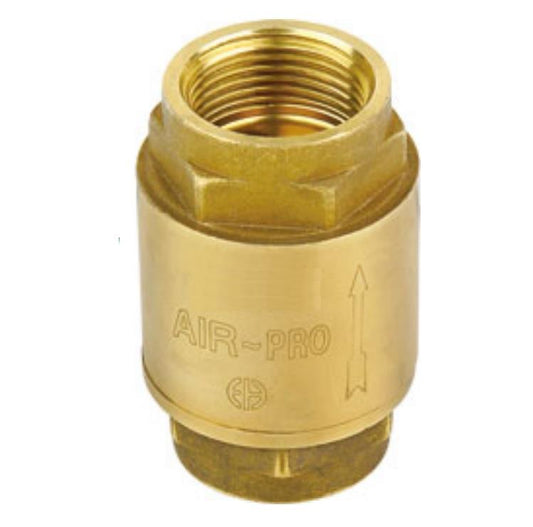 2" Brass Check Valve Only Non-return Oil Fuel Water BSP Female Thread For Pump Hose DX/1402146 CV100-2
