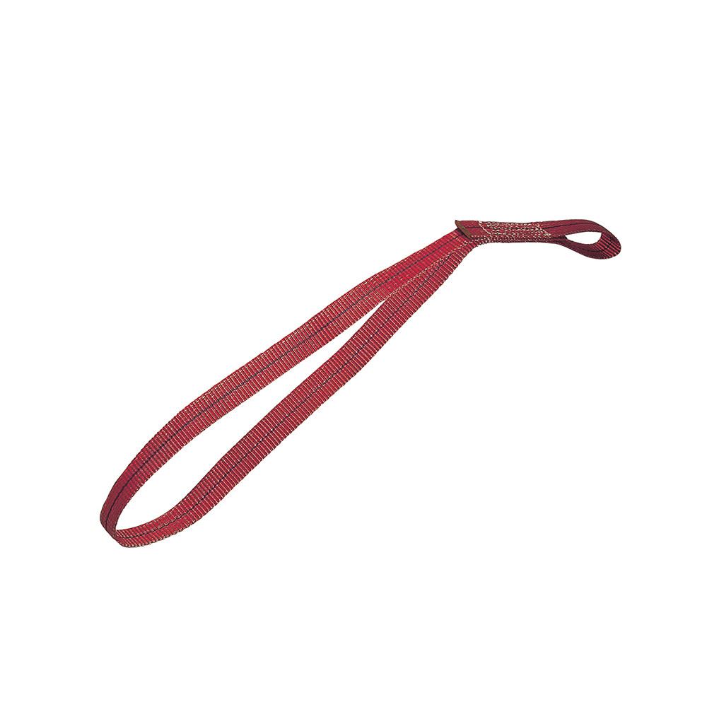 Silverline Fall Arrest Safety Anchor Tie | 1.5m Polyester Lashing | EN 89/686/EC Compliant | Red | Single Loop 457011
