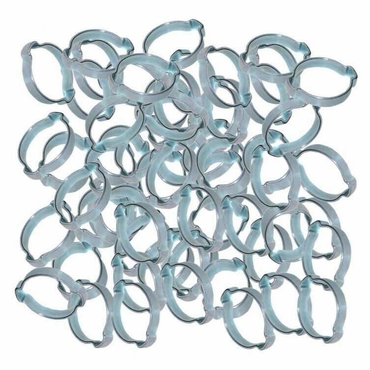 O-clip Crimp Pinchers Double 2 Ear Hose Clip 20-23 mm 100pk Gas LPG Welding 2001558 100X42